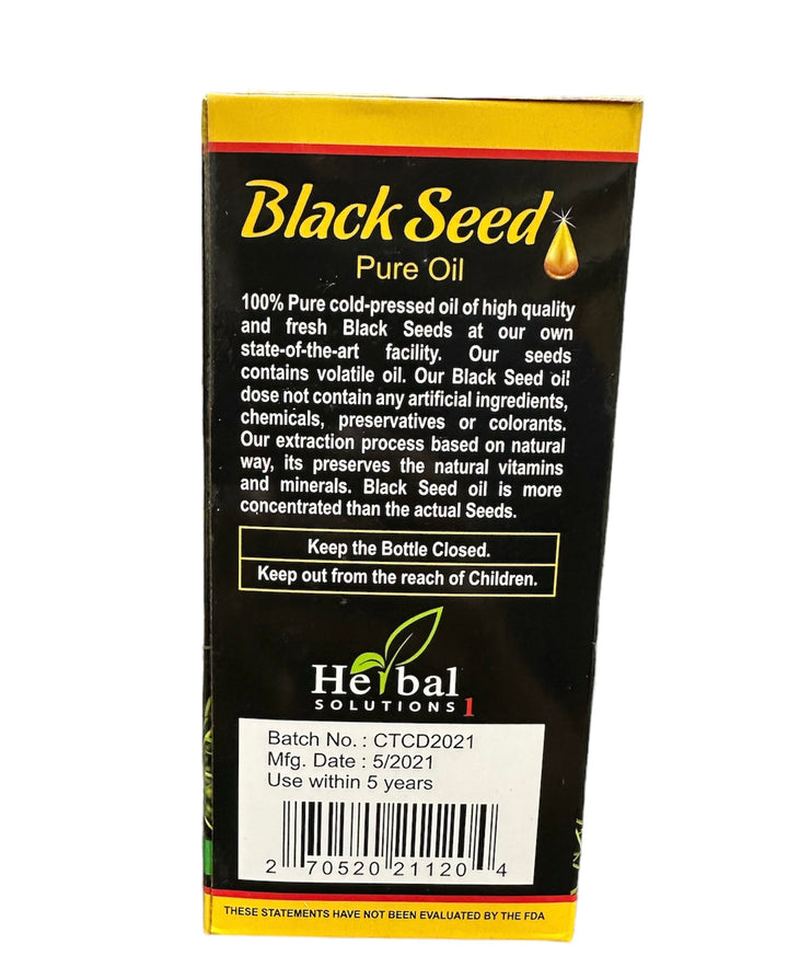 Pure Black Seed Oil (100% Pure)