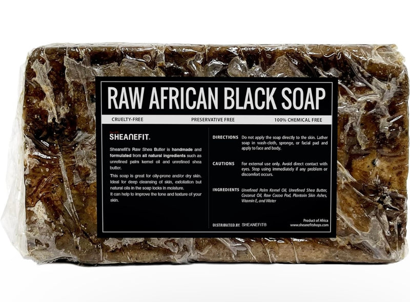 Raw African Black Soap (Authentic)