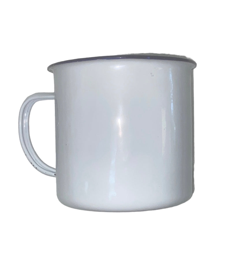 Traditional Haitian White Mug